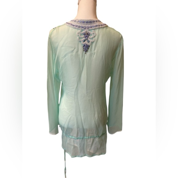 Authentic Boston Proper Light Green Tunic - Picture 2 of 8